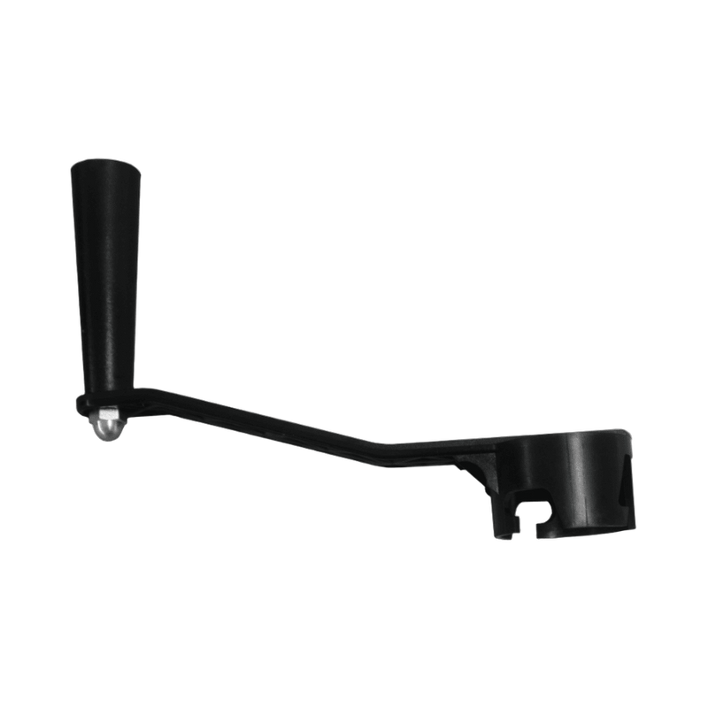 Black hand crank attachment with ergonomic handle designed to fit Bosch Universal Plus Mixer dough hook, ideal for Kitchen & Food, Baking Supplies, and Cooking Helpers collections.