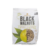 Package of USA-made shelled black walnuts with wild-sourced nuts, highlighting natural bold flavor, protein content, and suitability for Kitchen & Food and Snacks and Sweets collections.