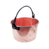 Generously sized copper kettle with a curved base and sturdy black handle, handcrafted in the USA; ideal for cooking apple butter and fits Farm, Garden & Tool, Kitchen & Food, Camping, and Cookware collections.