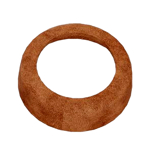 Handcrafted, pliable leather cup seal designed for durable water pump repair, suitable for use in Appliances, Water Pumps, Pump Parts and Tools, Best Sellers, and Promo Eligible collections.