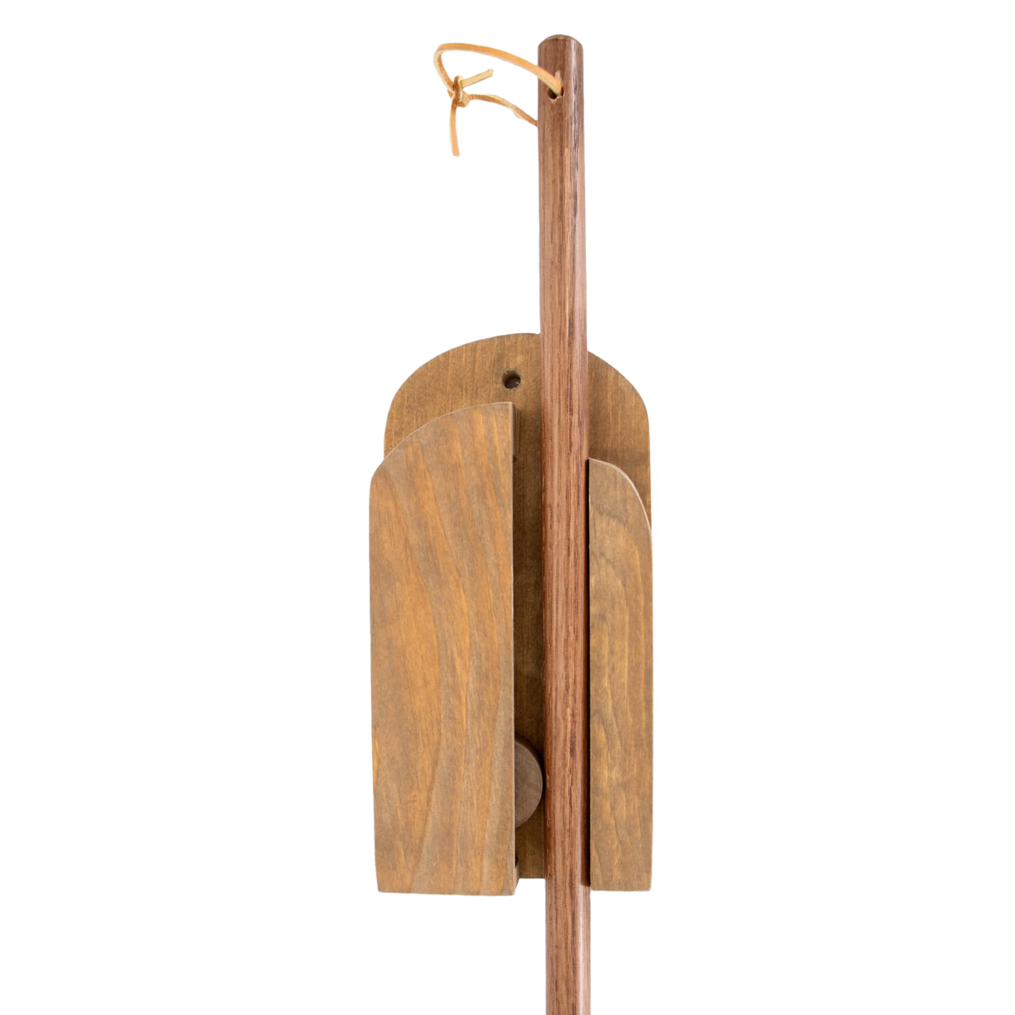 Handcrafted Amish made wooden wall-mount broom holder designed for organized storage, featured in Home & Decor, Cleaning Utensils and Gadgets, USA Made, and Best Sellers collections.