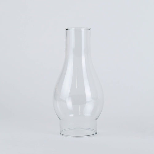 Clear glass replacement oil lamp chimney with 2-7/8" base, handcrafted for Lamps & Lighting, Parts and Accessories, Chimneys and Globes, Best Sellers, and Promo Eligible collections.