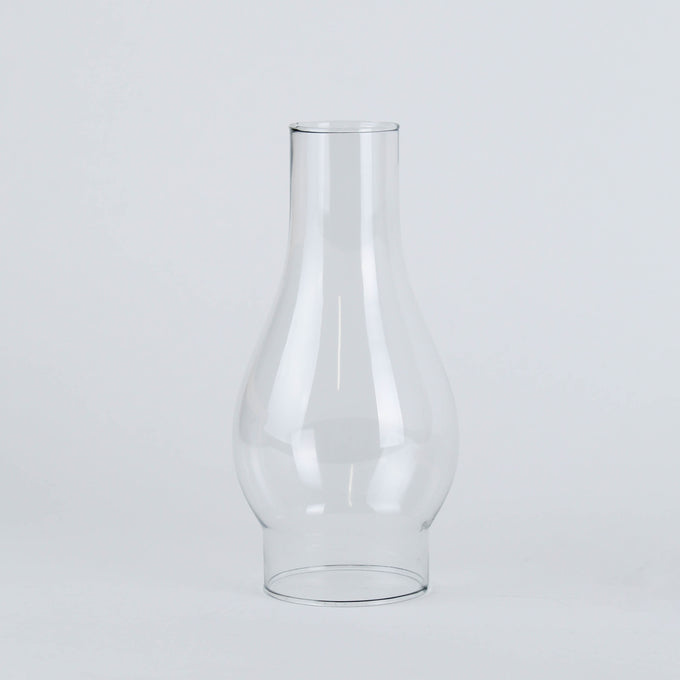 Clear glass replacement oil lamp chimney with 2-7/8" base, handcrafted for Lamps & Lighting, Parts and Accessories, Chimneys and Globes, Best Sellers, and Promo Eligible collections.
