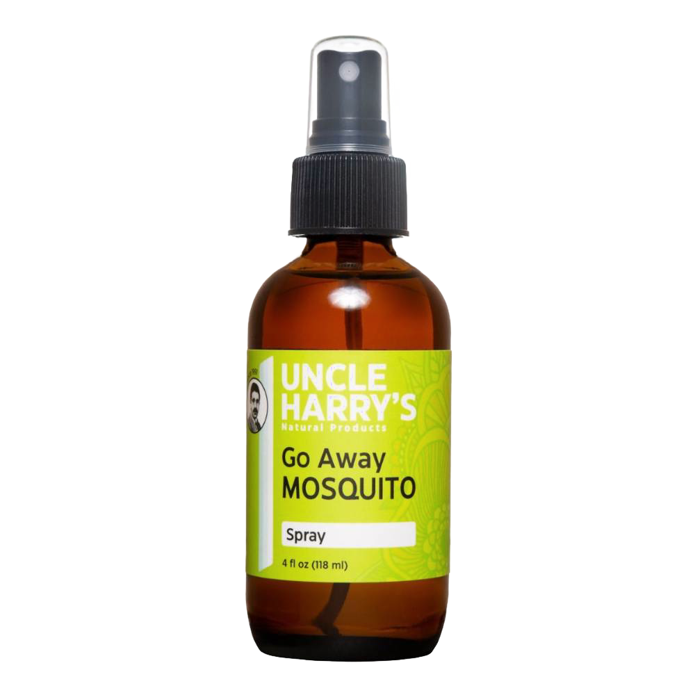 Amber glass spray bottle of natural mosquito repellent with essential oils blend, handcrafted in USA, perfect for Farm, Garden & Tool, Camping, and Best Sellers collections.