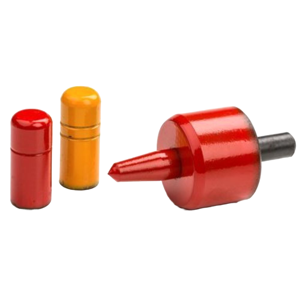 Set of handcrafted sharpener accessories in bright red and orange, designed for precision maintenance of blades, ideal for Farm, Garden & Tool, Lawncare, Best Sellers, and Promo Eligible collections.