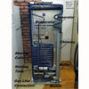Back view of a Diamond Designer 10 cu ft gas refrigerator showcasing the unique internal components including condenser, evaporator, absorber coils, holding tank, boiler, chimney, burner, and gas line connection, part of USA Made and Appliances collections.