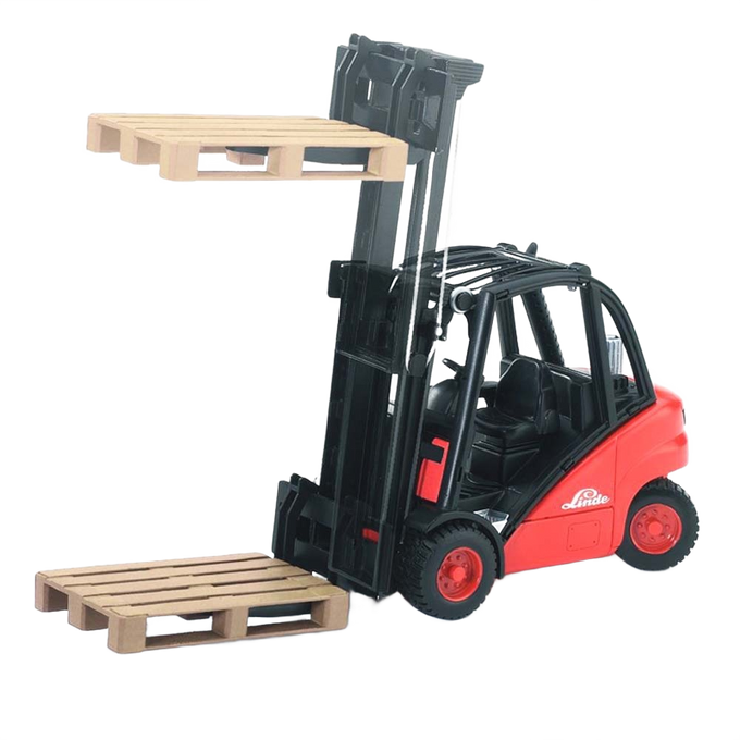 Bruder Toys Linde H30D Fork Lift with 2 Pallets - 1:16 Scale