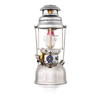 Classic polished steel Petromax-style pressure lamp featuring a clear glass globe with visible mantle, detailed brass fittings, and a sturdy handle, ideal for Lamps & Lighting, Parts and Accessories, Other Parts, Best Sellers, and Promo Eligible collections.