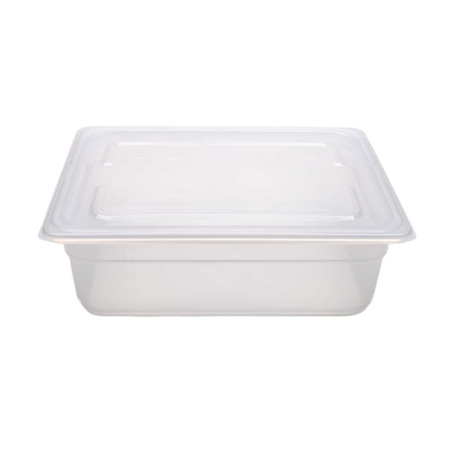 Clear plastic dough proofing container with tight-fitting lid and 6-liter capacity, designed to maintain consistent humidity and temperature for perfect bread rising; ideal for Kitchen & Food, Cookware, Baking Supplies, and Bread Making collections.