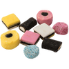 Assortment of old-fashioned licorice mix candies in various colors and fruit flavors, handcrafted in the USA, part of Kitchen & Food, Snacks and Sweets, Candy, and Best Sellers collections.