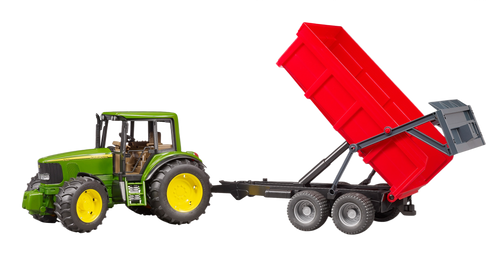 Bruder Toys John Deere 6920 Tractor with Tipping Trailer