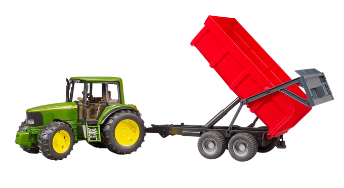 Bruder Toys John Deere 6920 Tractor with Tipping Trailer