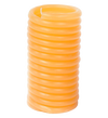 Close-up of a natural beeswax candle refill coil with smooth ridges and a centered wick, handcrafted and included in Lamps & Lighting, Candles and Candlemaking, and Best Sellers collections.