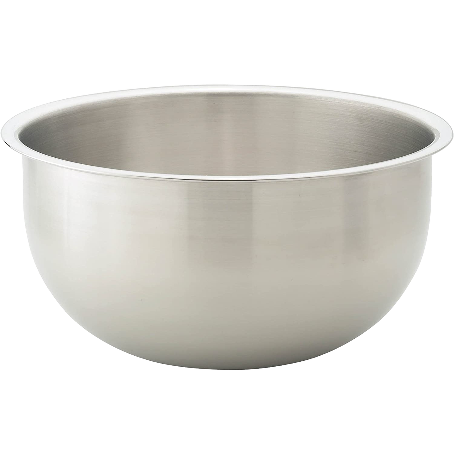 Heavy-duty stainless steel mixing bowl with wide lip, flat bottom, and deep sides designed for Kitchen & Food, Cookware, Baking Supplies, Holiday Hosting, and Best Sellers collections.