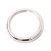 Nickel-plated new blade style burner collar with thread ring, 2-5/8 inch outer diameter, compatible with most glass lamp fonts, featured in Lamps & Lighting, Parts and Accessories, Lamp Burners and Collars, Best Sellers, and Promo Eligible collections.