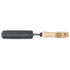 Handcrafted heavy-duty garden trowel with narrow steel blade and smooth wooden handle, designed for digging in tight spaces, ideal for Farm, Garden & Tool, Digging and Cultivating, and Best Sellers collections.