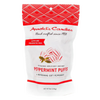 Handcrafted peppermint puffs in a red and white bag, gluten and preservative free, made in the USA, ideal for Kitchen & Food, Snacks and Sweets, USA Made, Best Sellers, and Promo Eligible collections.