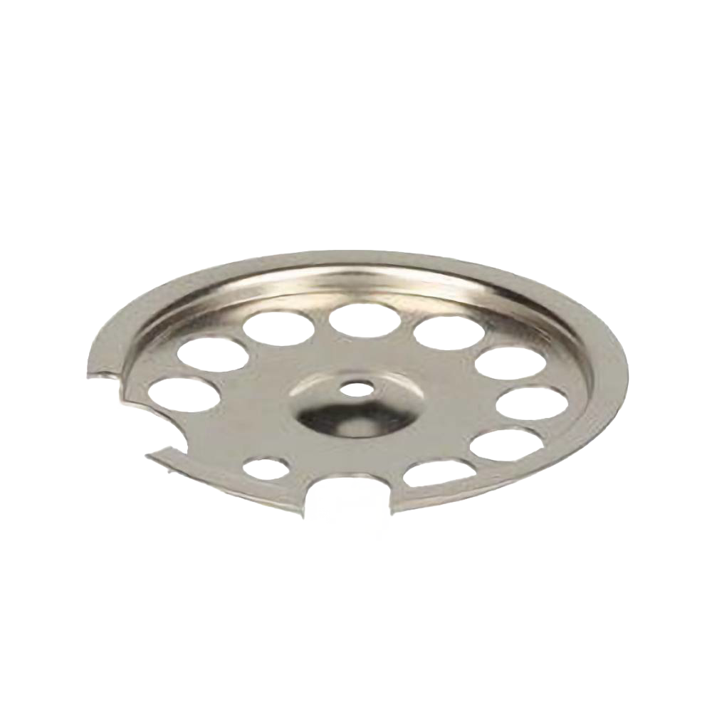 Handcrafted polished chrome central bottom plate designed to connect lantern frame and tank, compatible with Petromax lamps, featured in Lamps & Lighting, Parts and Accessories, and Best Sellers collections.