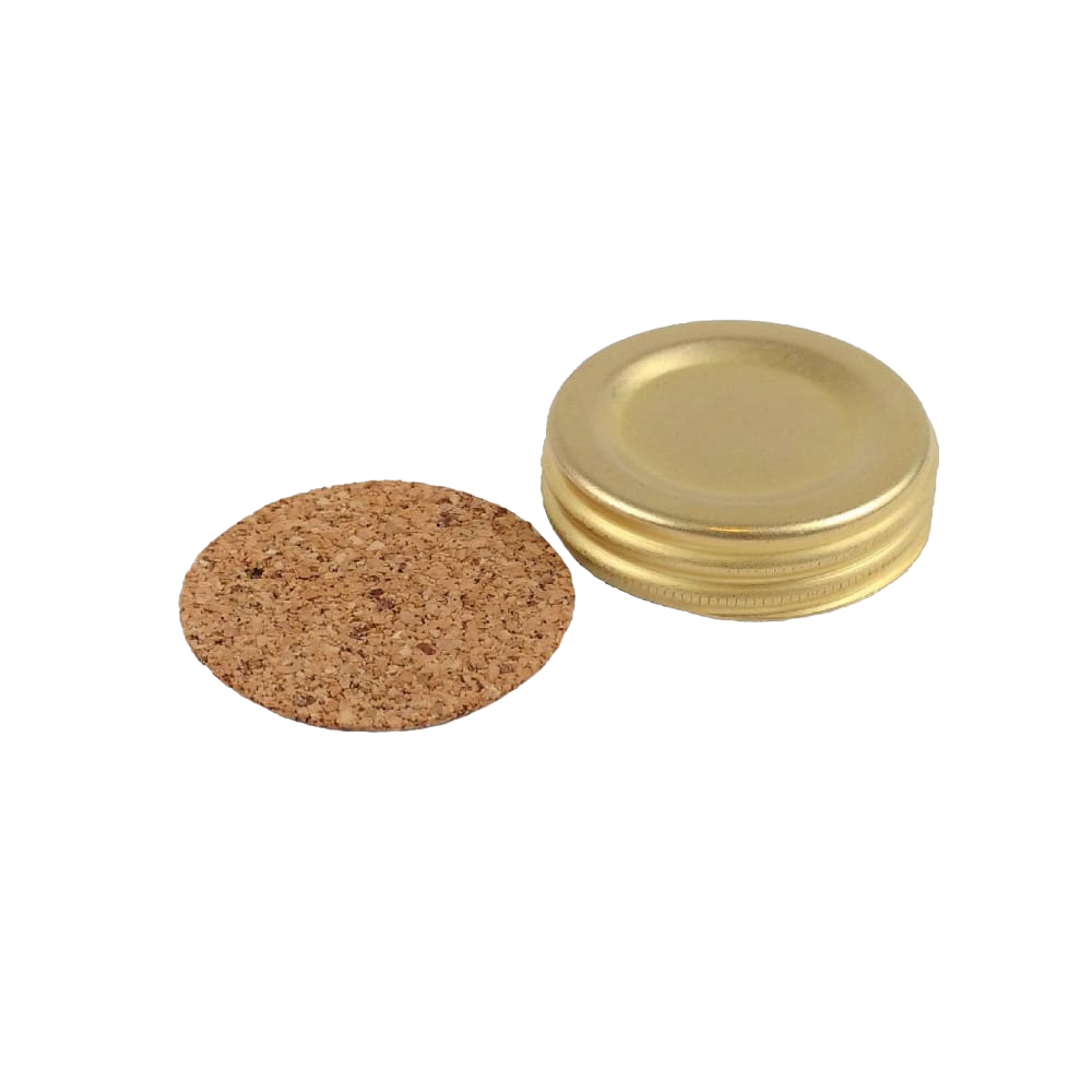 Brass oil lamp cap with a cork insert, featuring 1-inch female coarse threads, designed as a replacement part for lamps, included in Lamps & Lighting, Parts and Accessories, Lamp Burners and Collars, Best Sellers, Promo Eligible collections.