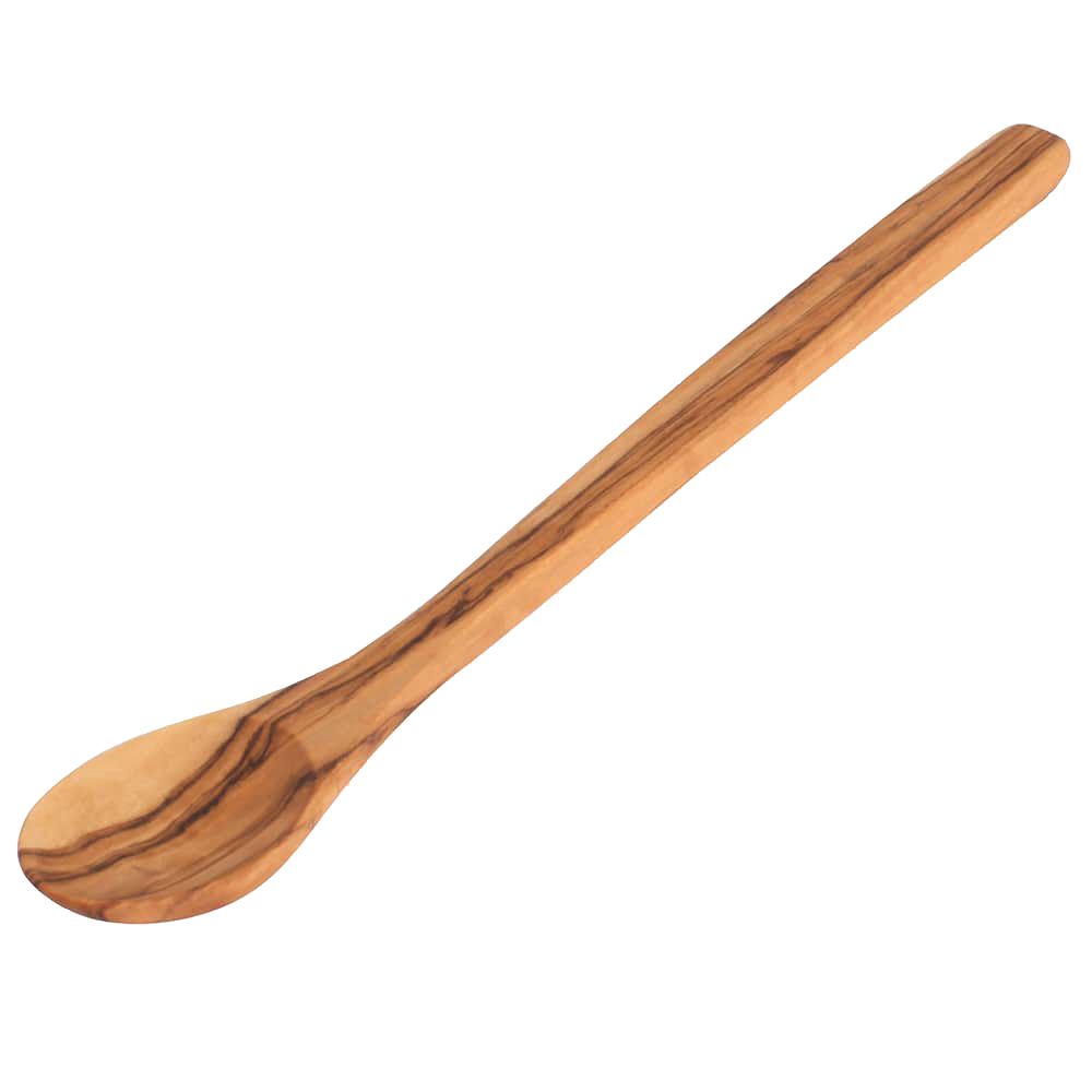 Handcrafted wooden jam spoon made from oiled olive wood with a smooth finish, ideal for Kitchen & Food, Kitchen Gadgets, Cooking and Baking Helpers, Storage and Serving, and Best Sellers collections.