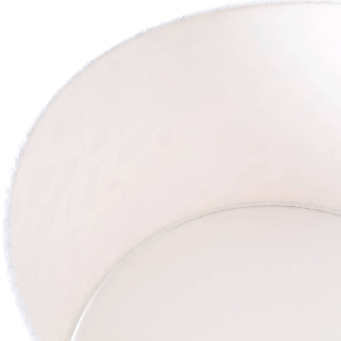 Close-up view of a smooth parchment lamp shade in soft white, handcrafted to gently diffuse light; featured in Lamps & Lighting, Parts and Accessories, Lamp Shades, Best Sellers, and Promo Eligible collections.