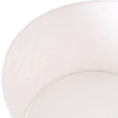 Close-up view of a smooth parchment lamp shade in soft white, handcrafted to gently diffuse light; featured in Lamps & Lighting, Parts and Accessories, Lamp Shades, Best Sellers, and Promo Eligible collections.
