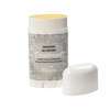 Handcrafted unscented natural deodorant stick made in the USA with beeswax, shea butter, coconut oil, baking soda, and arrowroot powder, featured in Health & Wellness and Grooming collections.