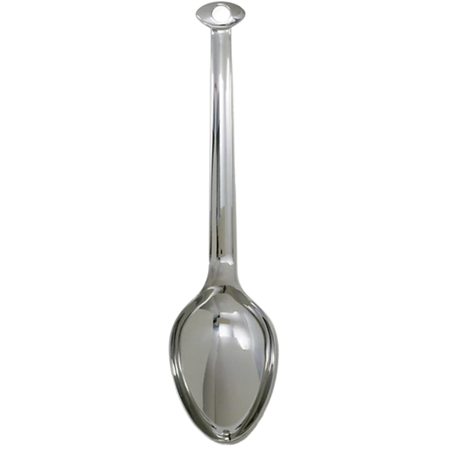 Small stainless steel serving spoon with a sleek, polished finish and compact design, ideal for precise portions and everyday use in Kitchen & Food and Storage and Serving collections.
