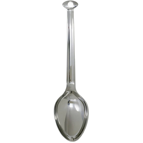 Small stainless steel serving spoon with a sleek, polished finish and compact design, ideal for precise portions and everyday use in Kitchen & Food and Storage and Serving collections.