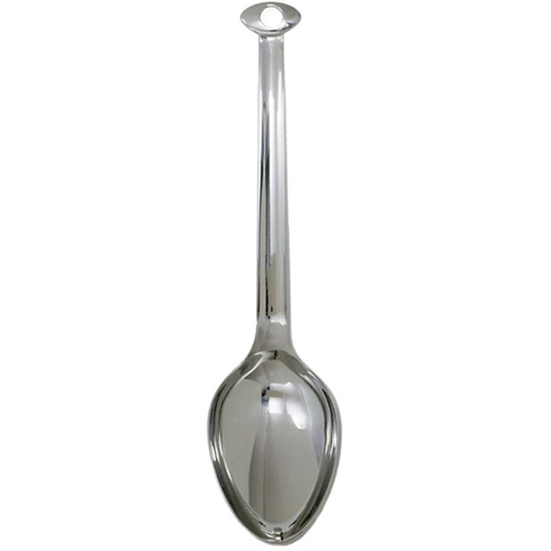 Small stainless steel serving spoon with a sleek, polished finish and compact design, ideal for precise portions and everyday use in Kitchen & Food and Storage and Serving collections.