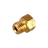 Brass replacement nozzle for pressure lamps, compatible with Petromax HK500 model, featured in Lamps & Lighting, Parts and Accessories, Other Parts, and Best Sellers collections.