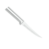 Handcrafted high carbon stainless steel paring knife with a solid aluminum handle, made in the USA, perfect for precise food prep in kitchen knives, farm, garden, and food collections.