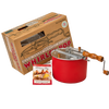 Whirley-Pop 6 Qt Popcorn Popper with Metal Gears - Red