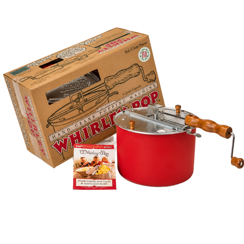 Whirley-Pop 6 Qt Popcorn Popper with Metal Gears - Red