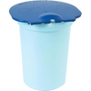 High-impact polypropylene 3-gallon sap bucket with blue lid, designed for orchard and grove use, featured in Farm, Garden & Tool, Maple Syrup Sugaring Supplies, Best Sellers, and Promo Eligible collections.