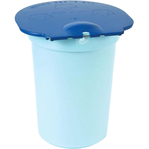 High-impact polypropylene 3-gallon sap bucket with blue lid, designed for orchard and grove use, featured in Farm, Garden & Tool, Maple Syrup Sugaring Supplies, Best Sellers, and Promo Eligible collections.