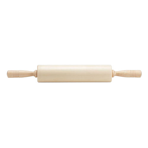 Handcrafted 10-inch maple rolling pin with smooth surface and extra-long comfortable handles, made in USA, ideal for Kitchen & Food, Cookware, Baking Supplies, and Best Sellers collections.