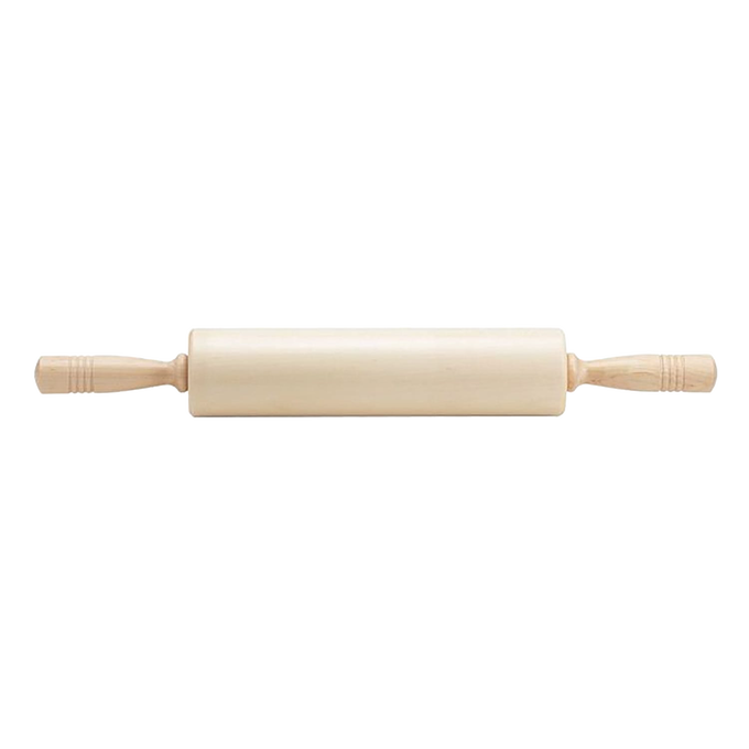 Handcrafted 10-inch maple rolling pin with smooth surface and extra-long comfortable handles, made in USA, ideal for Kitchen & Food, Cookware, Baking Supplies, and Best Sellers collections.