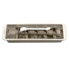 Handcrafted stainless steel ice cube tray featuring a release handle for effortless ice removal, ideal for Kitchen & Food, Farm, Garden & Tool, and Kitchen Gadgets collections.