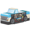 Metal tin shaped like a classic light blue and cream pickup truck, containing a 550-piece jigsaw puzzle, part of Toys, Children's Toys, Games and Puzzles collections.