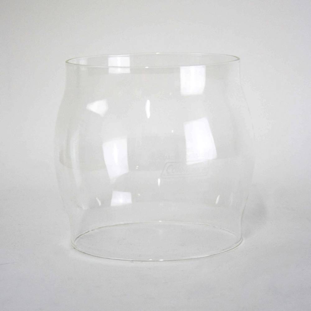 Clear replacement glass globe with a curved shape designed for kerosene lanterns, suitable for Lamps & Lighting, Emergency Supplies, Gas Lights, and Best Sellers collections.