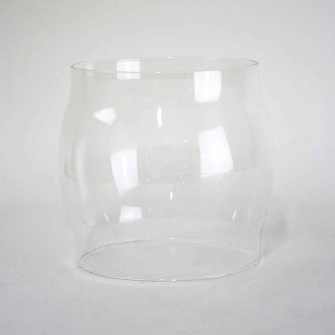 Clear replacement glass globe with a curved shape designed for kerosene lanterns, suitable for Lamps & Lighting, Emergency Supplies, Gas Lights, and Best Sellers collections.