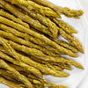 Close-up of tangy pickled asparagus spears with a vibrant green hue, showcasing handcrafted, Amish-made quality, perfect for Kitchen & Food, Pantry, and USA Made collections.