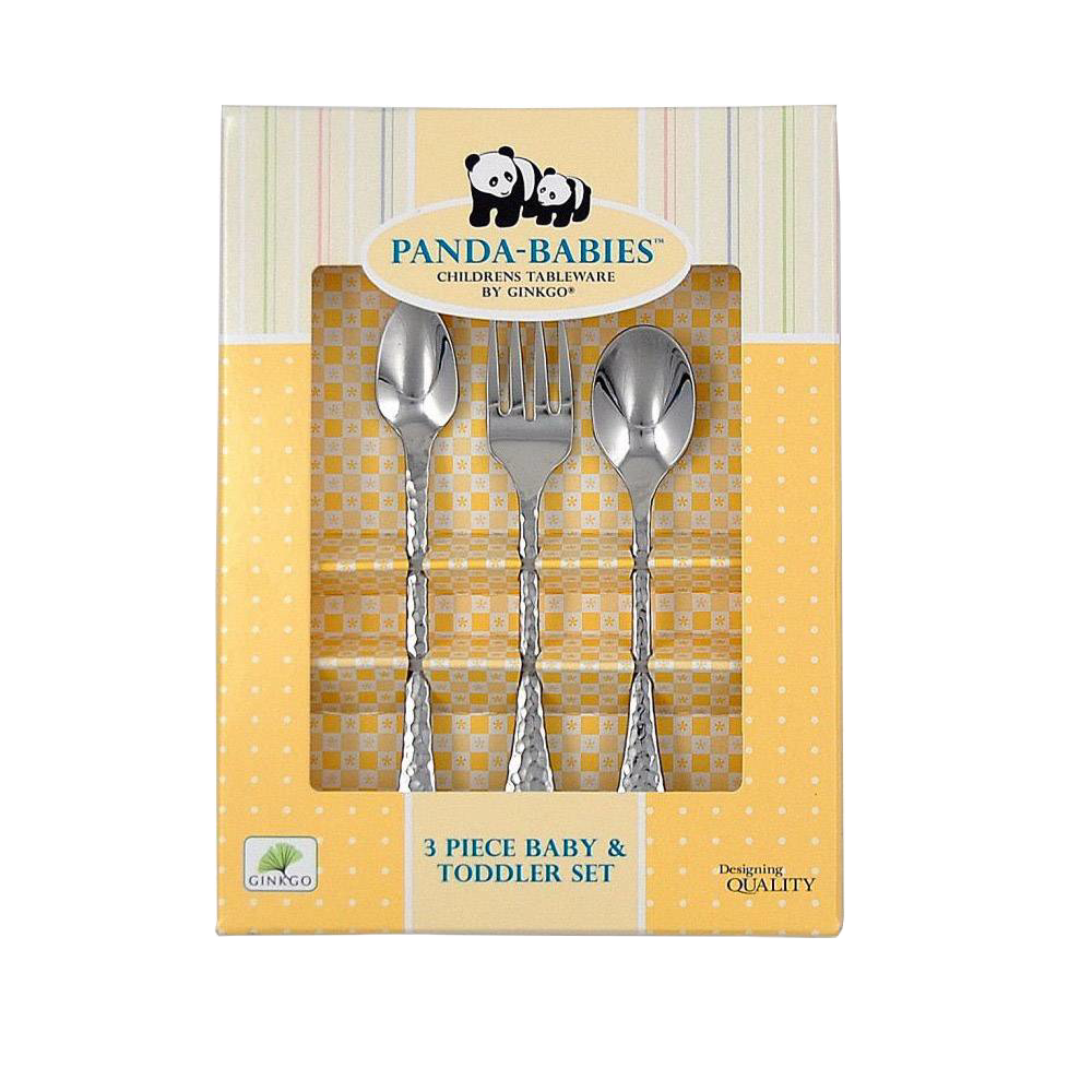 Children's Stainless Steel Flatware - 3-Piece Set