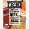 Weston Stand-Up Quart Vacuum Sealer Bags