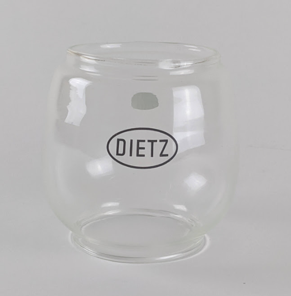 Handcrafted clear replacement globe for Dietz Original and #75 Standard lanterns, made for Lamps & Lighting, Camping, Emergency Supplies, Parts and Accessories collections.