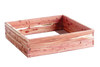 Handcrafted cedar raised garden bed kit with naturally weather-resistant red cedar wood, ideal for organic gardening and part of farm, garden, and USA made collections.