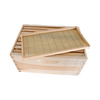 Handcrafted Amish-made 8-frame beehive kit with wooden deep and medium boxes, designed for beekeeping supplies, farm use, and USA-made quality.