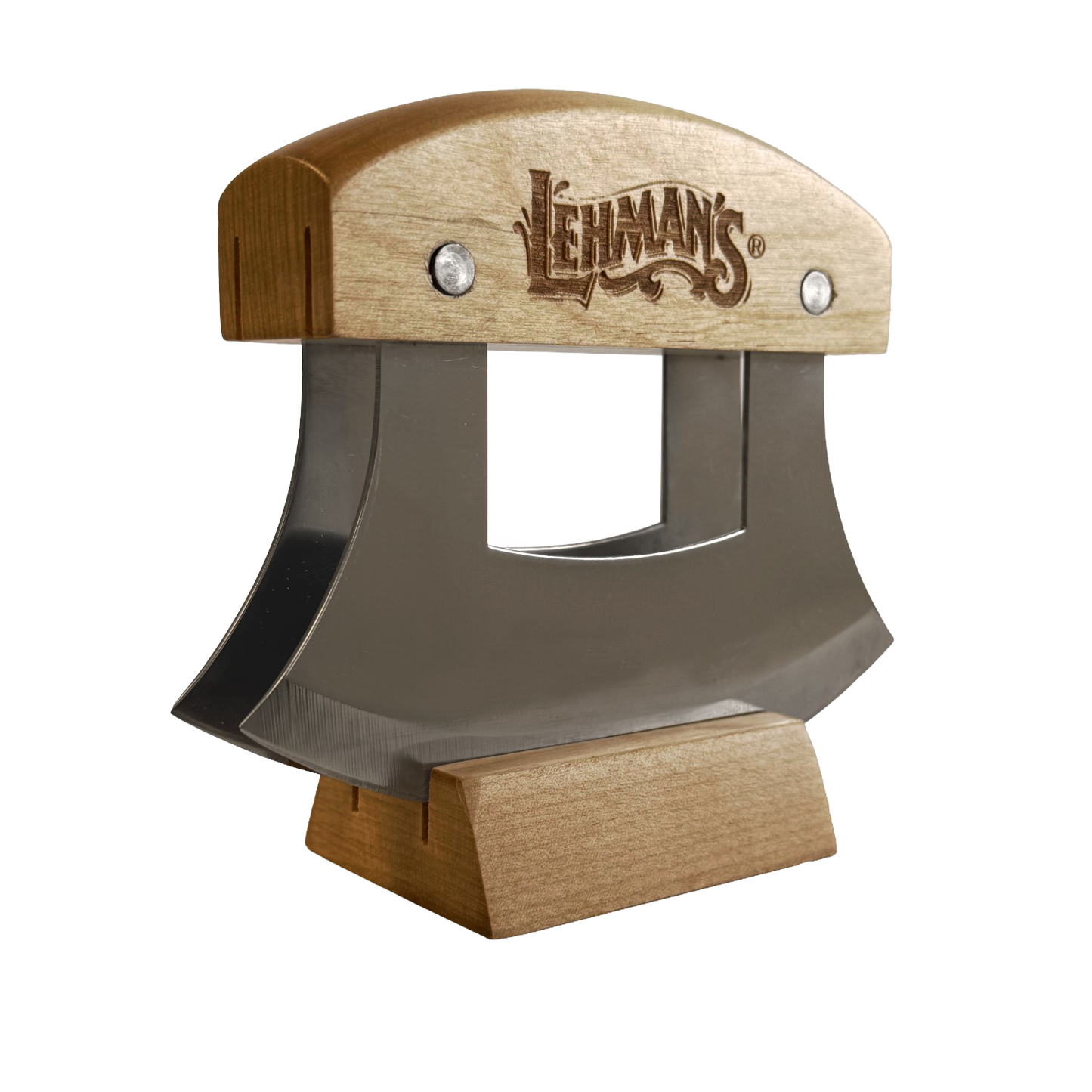 Lehman's Kitchen Double-Bladed Ulu Knife & Bowl Set