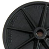 Heavy-duty cast metal pressing disc made in USA for use with 8 quart stuffer, ideal for Kitchen & Food, Specialty Equipment, Butchering Supplies, USA Made, Best Sellers, and Promo Eligible collections.